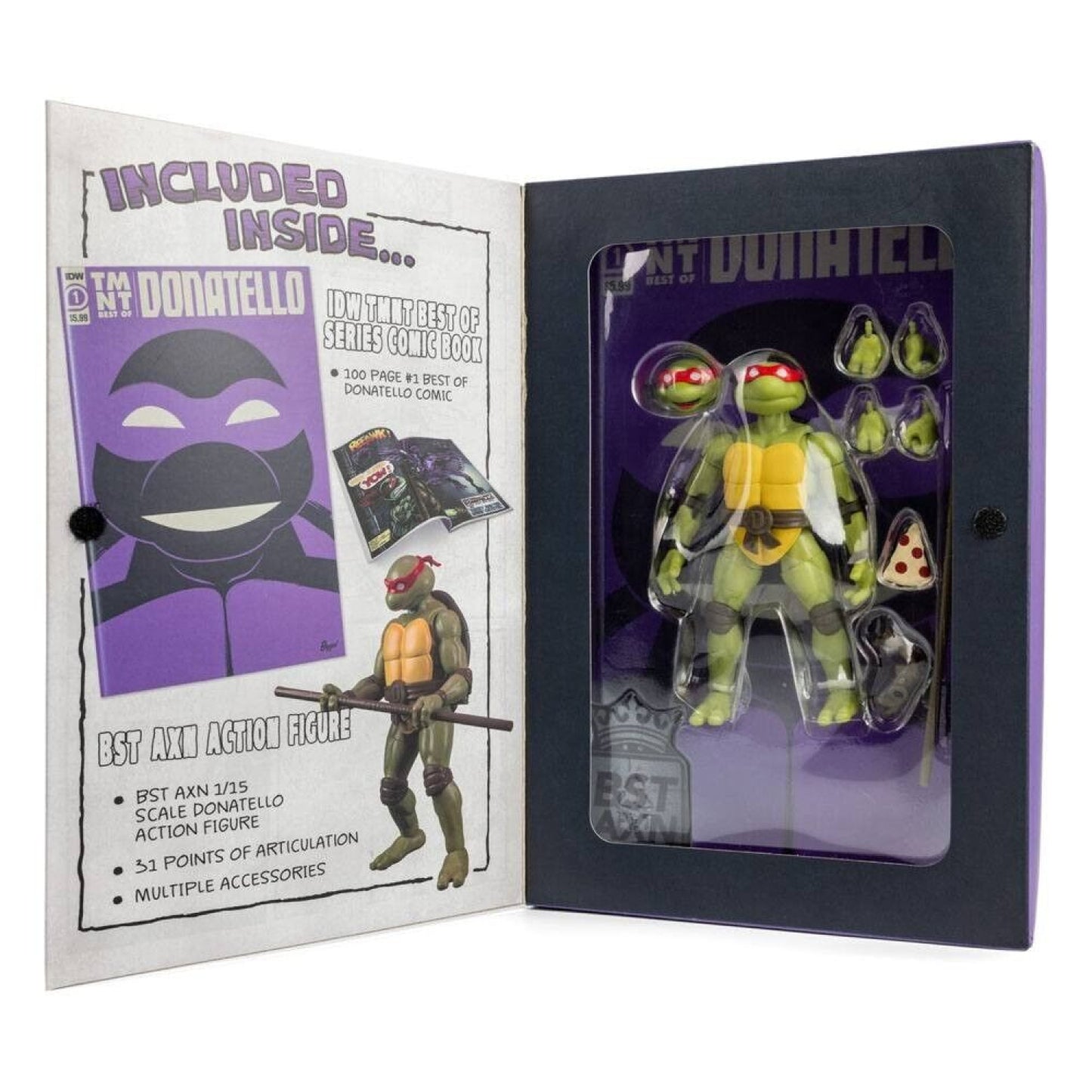 BST AXN - Teenage Mutant Ninja Turtles - Donatello Exclusive Action Figure - Toys & Games:Action Figures & Accessories:Action Figures