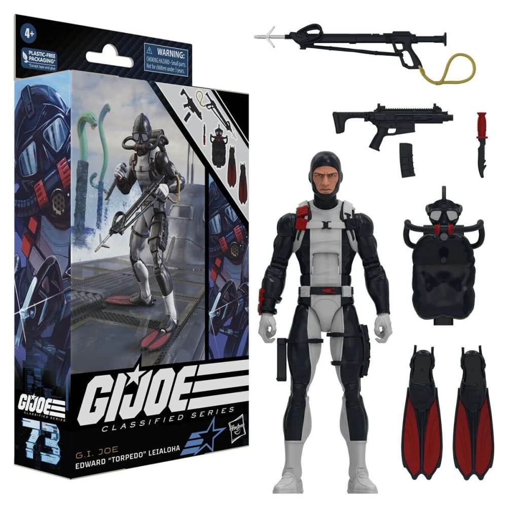 G.I. Joe Classified Series - Edward ’Torpedo’ Leiaioha Action Figure Toys & Games:Action Figures Accessories:Action