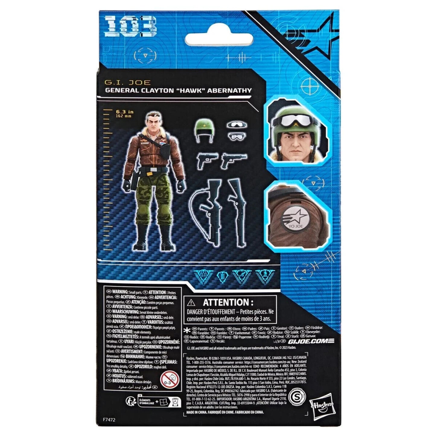 G.I. Joe Classified Series - General Hawk Clayton Abernathy Figure - Toys & Games:Action Figures & Accessories:Action Figures