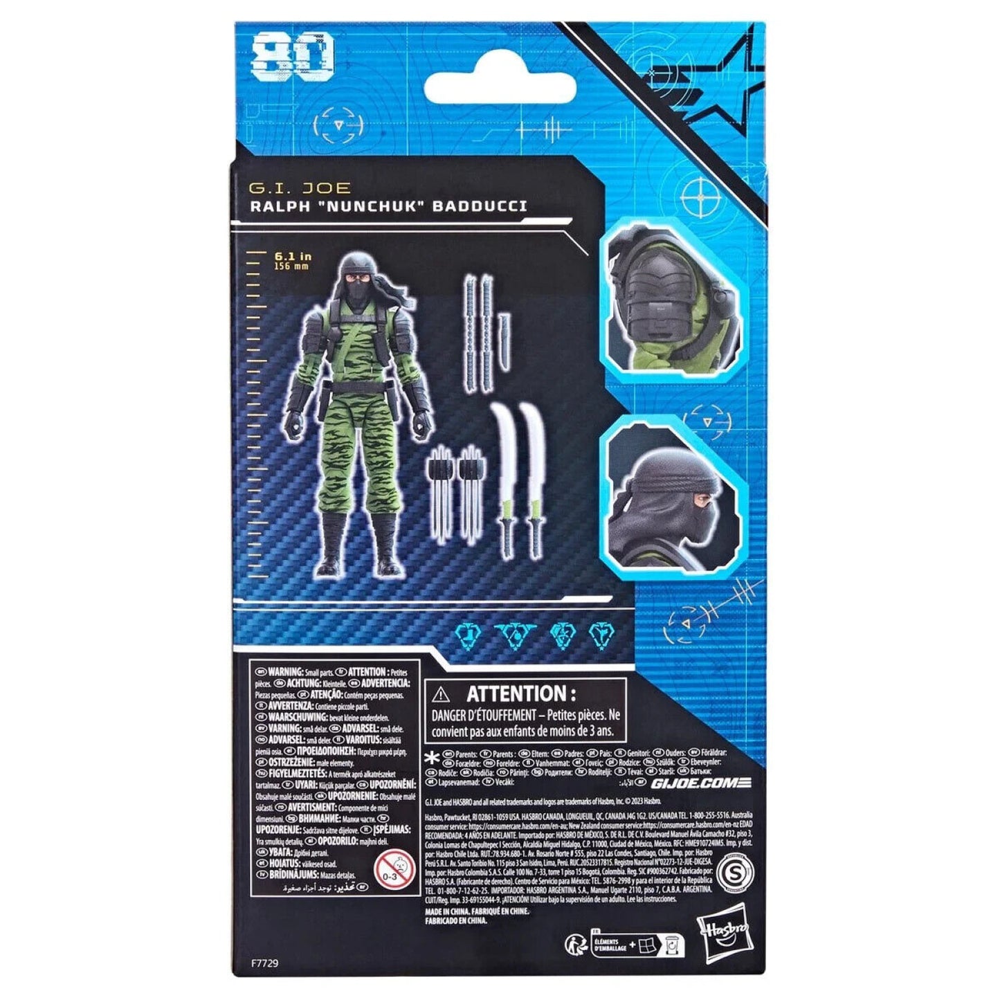 G.I. Joe Classified Series - Ralph Nunchuk Badducci Action Figure COMING SOON - Toys & Games:Action Figures & Accessories:Action Figures