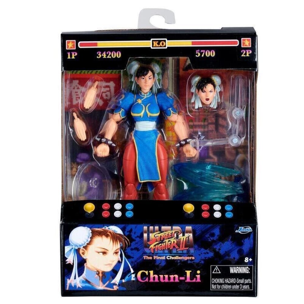 Jada Toys - Ultra Street Fighter II - Chun-Li Long Action Figure - IN STOCK - Toys & Games:Action Figures & Accessories:Action Figures