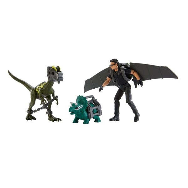 Ian Malcolm With Glider Pack Jurassic Park The Lost World Kenner Compleet 1