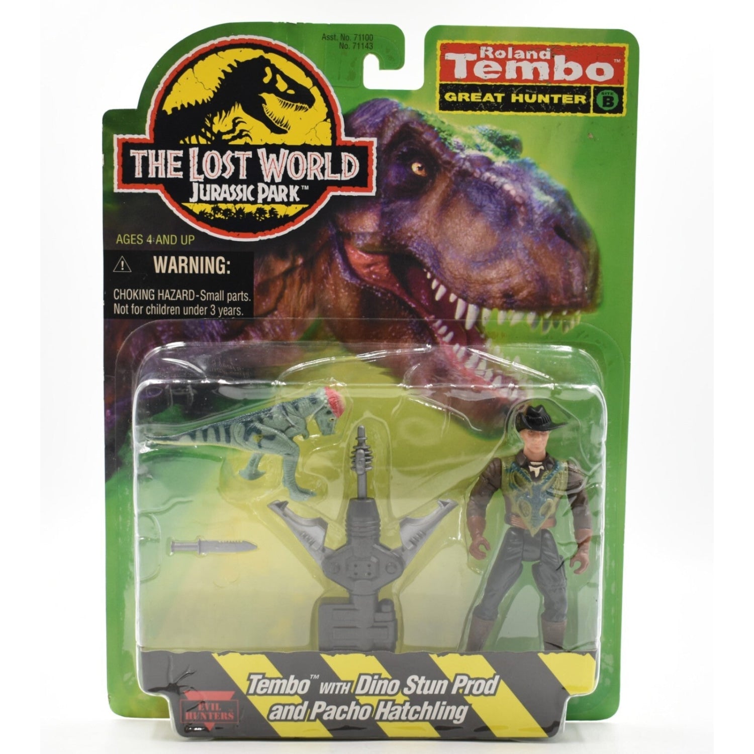 Jurassic Park The Lost World Tembo with Dino Stun Prod Action Figure