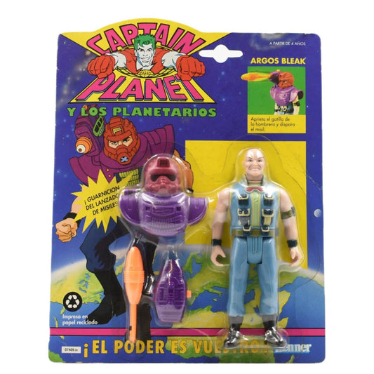Kenner 1991 - Captain Planet - Argos Bleak Action Figure (EU Card) - Toys & Games:Action Figures & Accessories:Action Figures