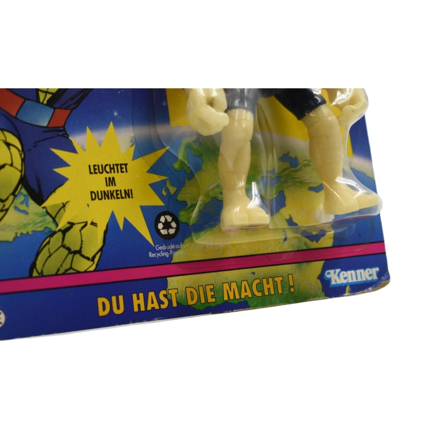 Kenner 1991 - Captain Planet - Lord Nuklar Action Figure (EU Card) - Toys & Games:Action Figures & Accessories:Action Figures