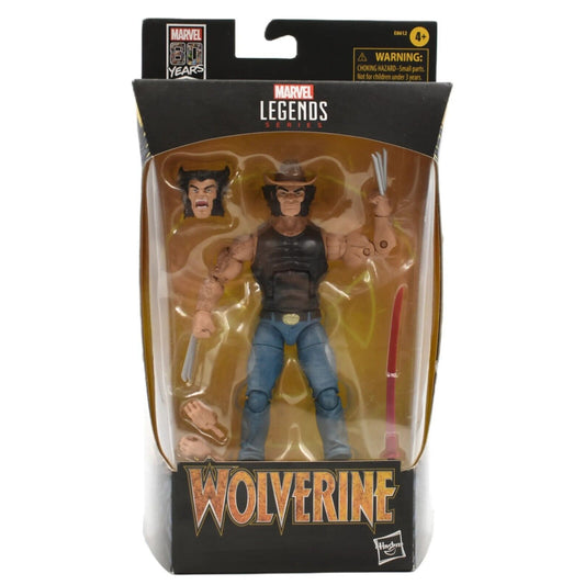 Marvel Legends 80 Years Series Cowboy Wolverine (Logan) Exclusive Action Figure - Toys & Games:Action Figures & Accessories:Action Figures