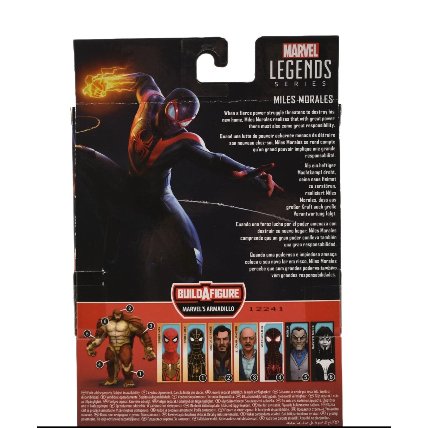 Marvel Legends Armadillo BAF Gamerverse Spider-Man - Miles Morales Action Figure - Toys & Games:Action Figures & Accessories:Action Figures