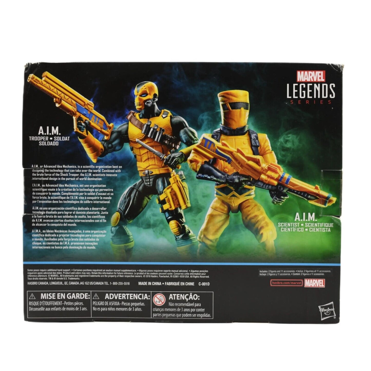 Marvel Legends Avengers Series - A.I.M. Scientist & Trooper Action Figure 2-Pack - Toys & Games:Action Figures & Accessories:Action Figures