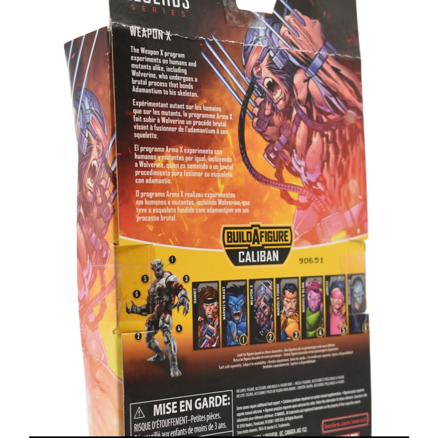 Marvel Legends Caliban BAF X-Men Series - Weapon X Action Figure - Toys & Games:Action Figures & Accessories:Action Figures