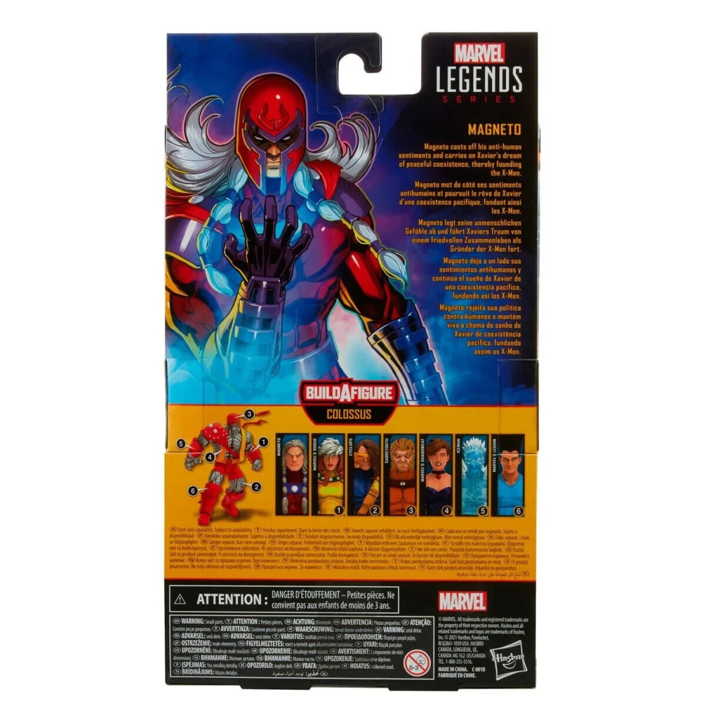 Marvel Legends Colossus BAF Series - Age of Apocalypse Magneto Action Figure - Toys & Games:Action Figures & Accessories:Action Figures