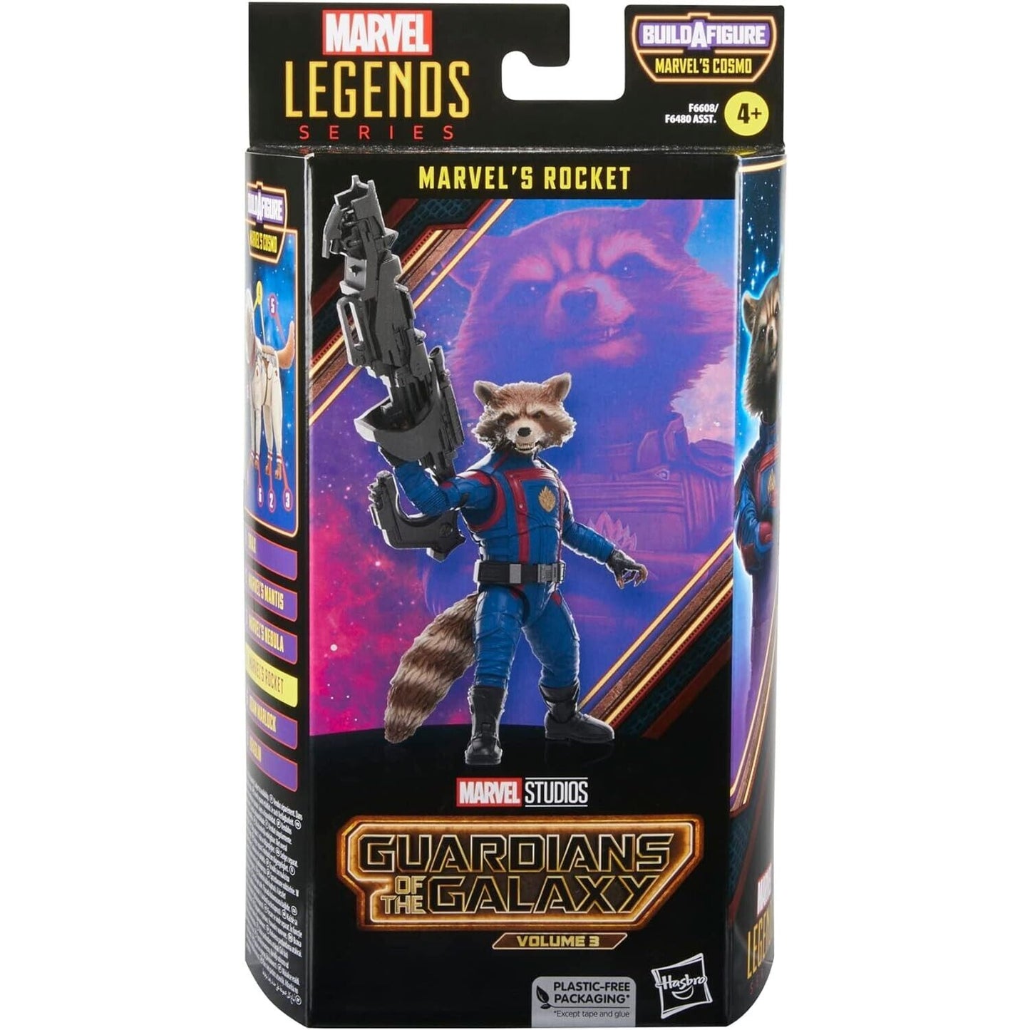 Marvel Legends Cosmo BAF Guardians of the Galaxy Vol 3 - Rocket Action Figure - Toys & Games:Action Figures & Accessories:Action Figures