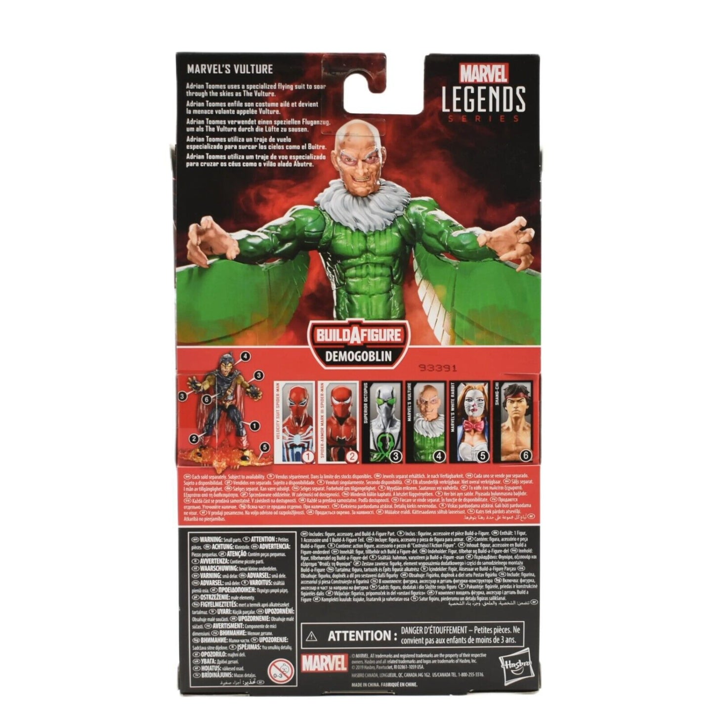 Marvel Legends Demogoblin BAF Spider-Man Series - Vulture Action Figure - Toys & Games:Action Figures & Accessories:Action Figures