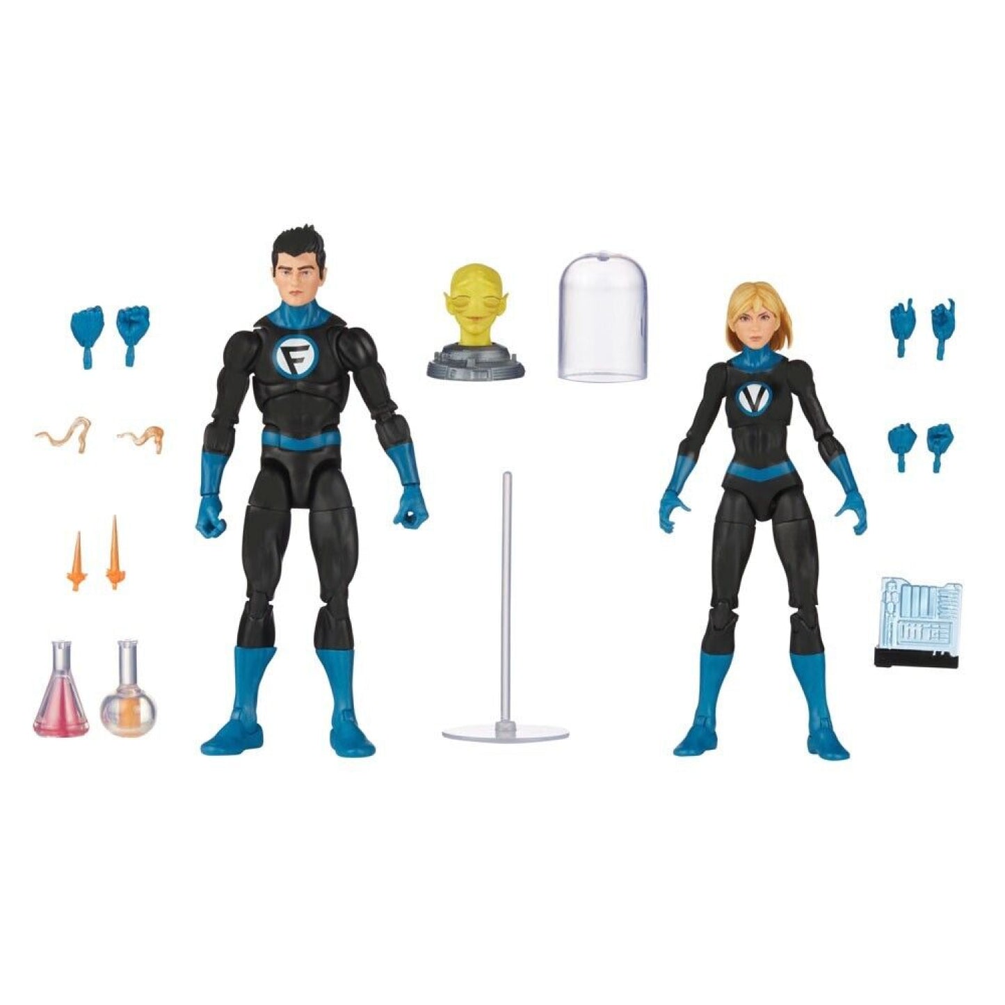 Marvel Legends Fantastic 4 - Franklin Richards & Valeria Richards Figure 2-Pack - Toys & Games:Action Figures & Accessories:Action Figures