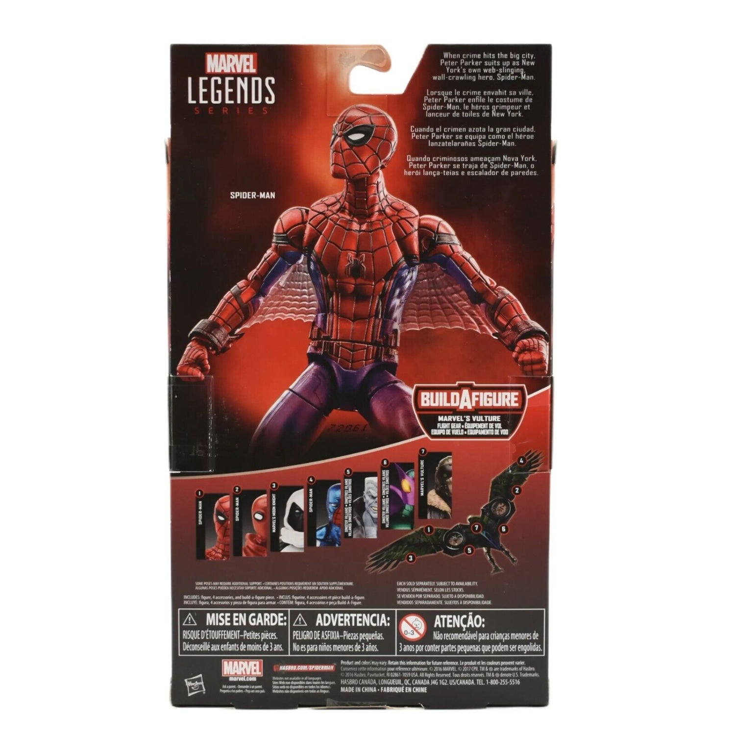 Marvel Legends Flight Gear Vulture BAF Homecoming - Spider-Man Action Figure - Toys & Games:Action Figures & Accessories:Action Figures