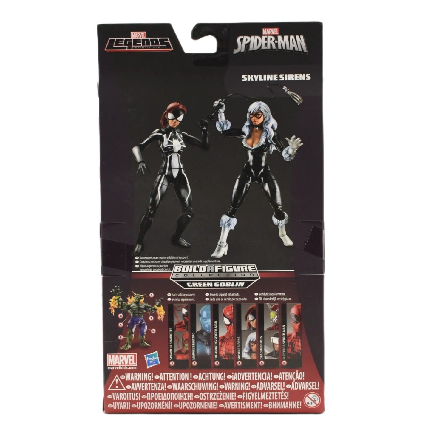 Marvel Legends Green Goblin BAF Spider-Man Series - Black Cat Action Figure - Toys & Games:Action Figures & Accessories:Action Figures