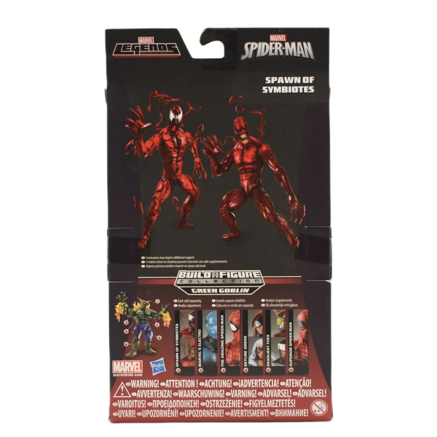 Marvel Legends Green Goblin BAF Spider-Man Series - Carnage Action Figure - Toys & Games:Action Figures & Accessories:Action Figures