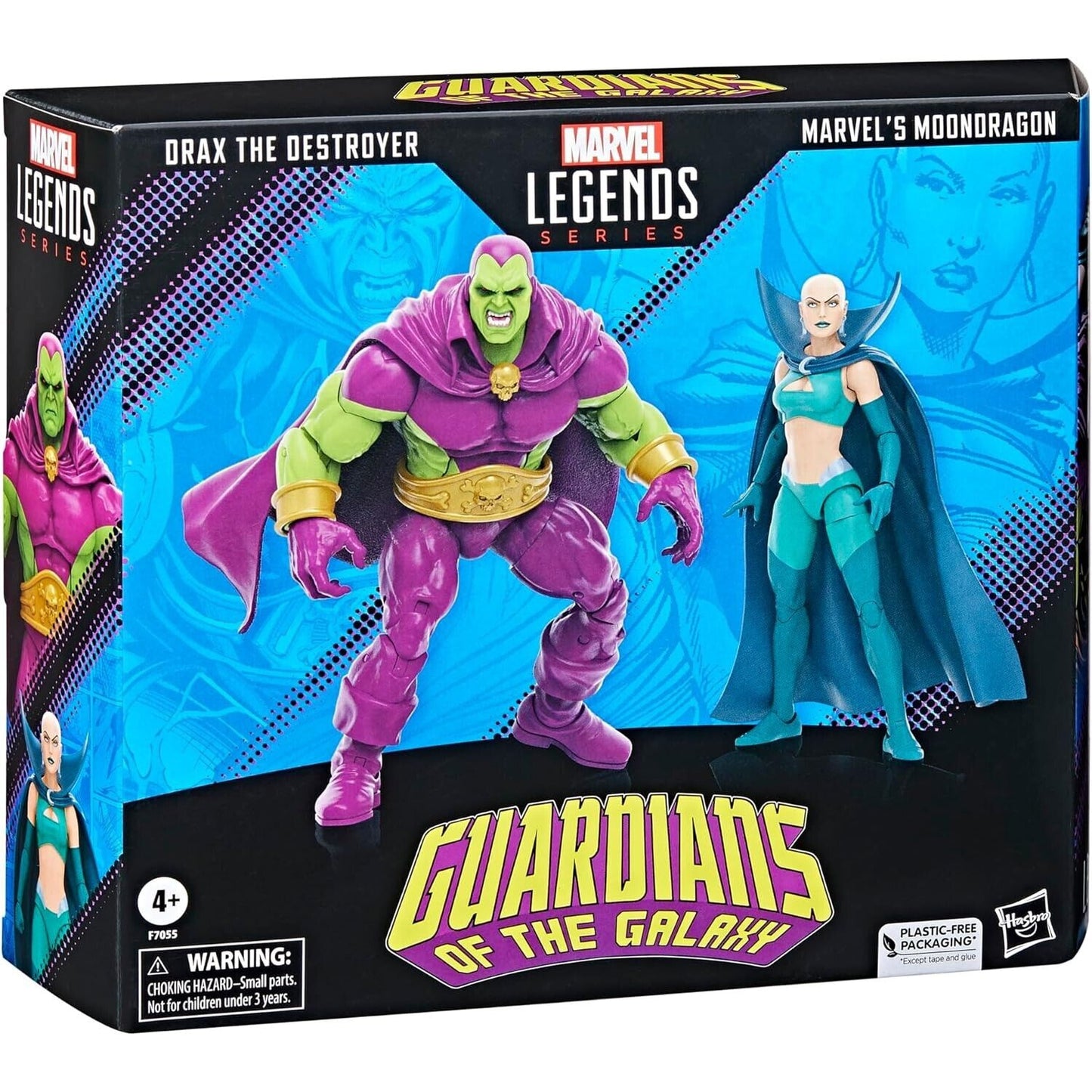 Marvel Legends Guardians of the Galaxy - Drax The Destroyer & Moondragon 2-Pack - Toys & Games:Action Figures & Accessories:Action Figures