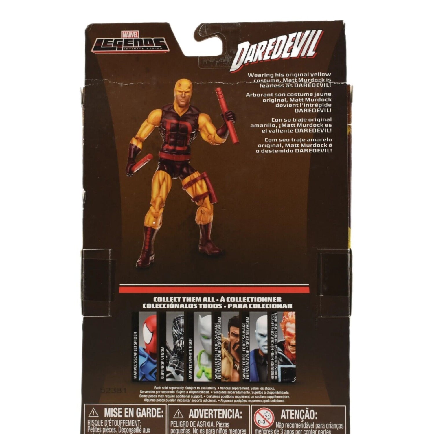 Marvel Legends Infinite Series - Daredevil Walmart Exclusive Action Figure - Toys & Games:Action Figures & Accessories:Action Figures