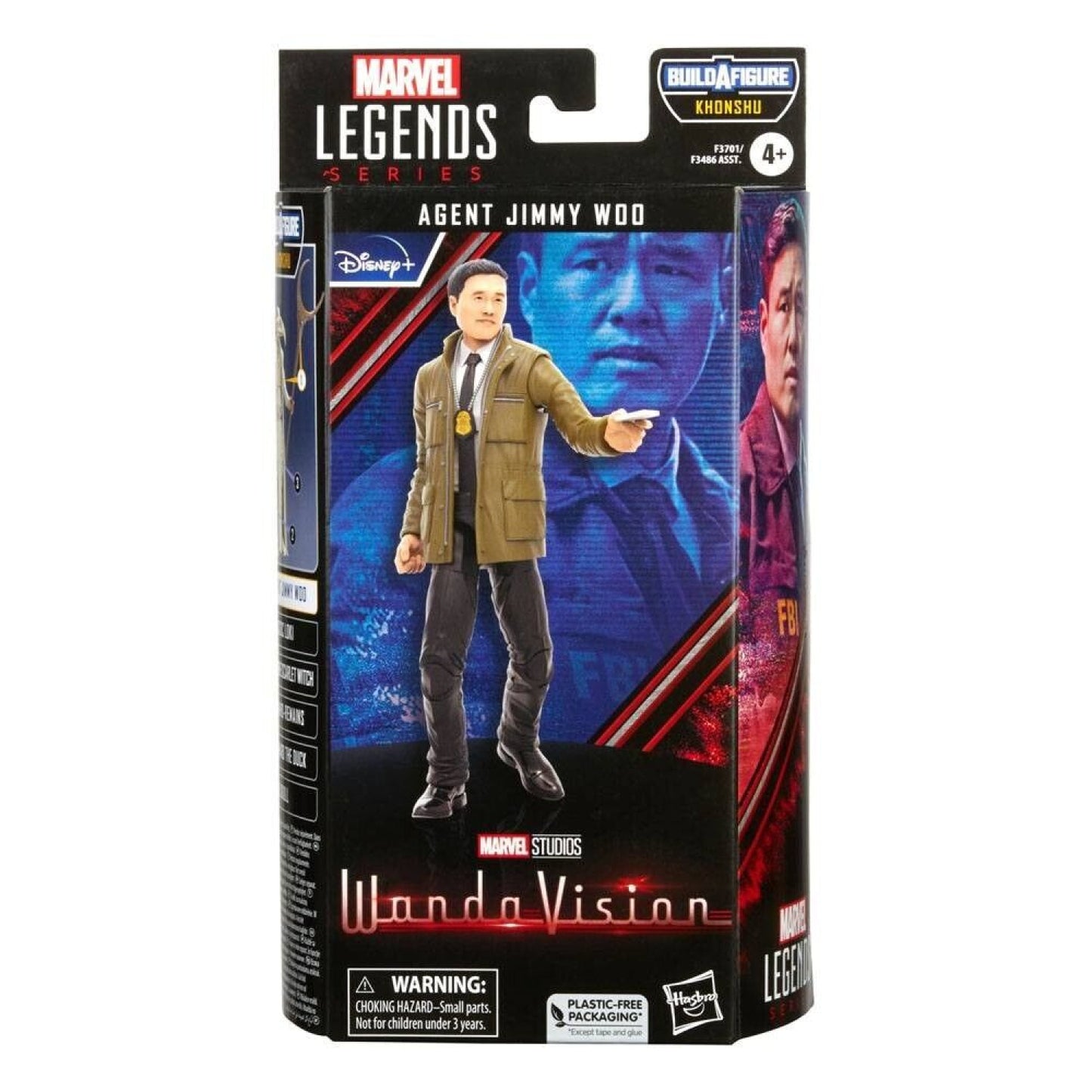 Marvel Legends Khonshu BAF WandaVision Series- Agent Jimmy Woo Action Figure - Toys & Games:Action Figures & Accessories:Action Figures