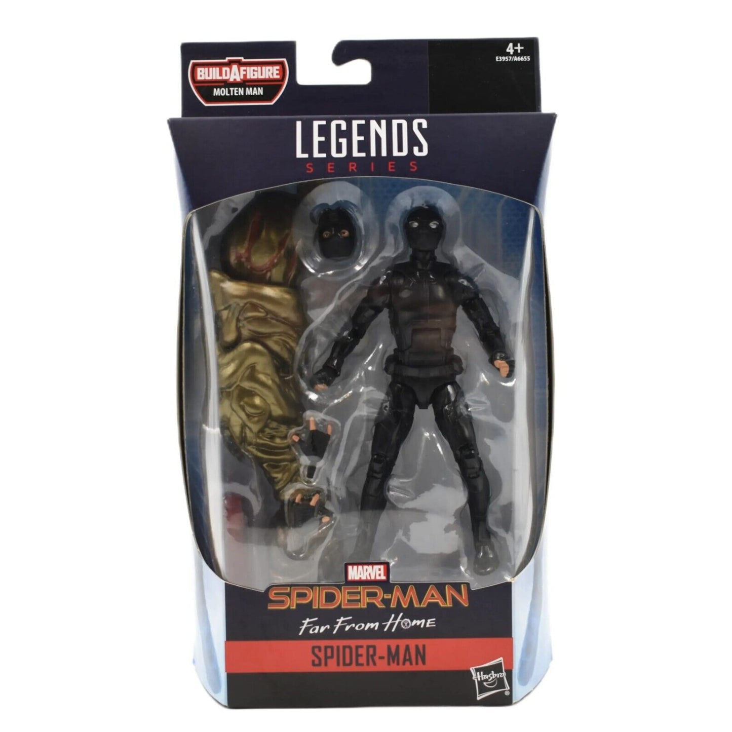 Marvel Legends Molten Man BAF Far From Home - Stealth Suit Spider-Man Figure - Toys & Games:Action Figures & Accessories:Action Figures
