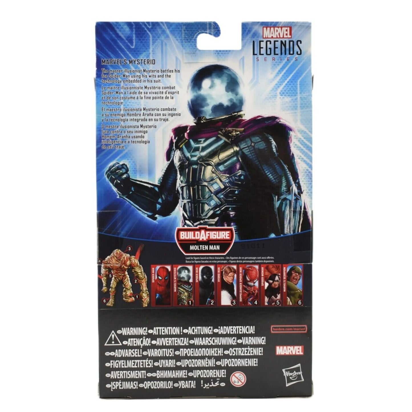 Marvel Legends Molten Man BAF Spider-Man Far From Home - Mysterio Action Figure - Toys & Games:Action Figures & Accessories:Action Figures