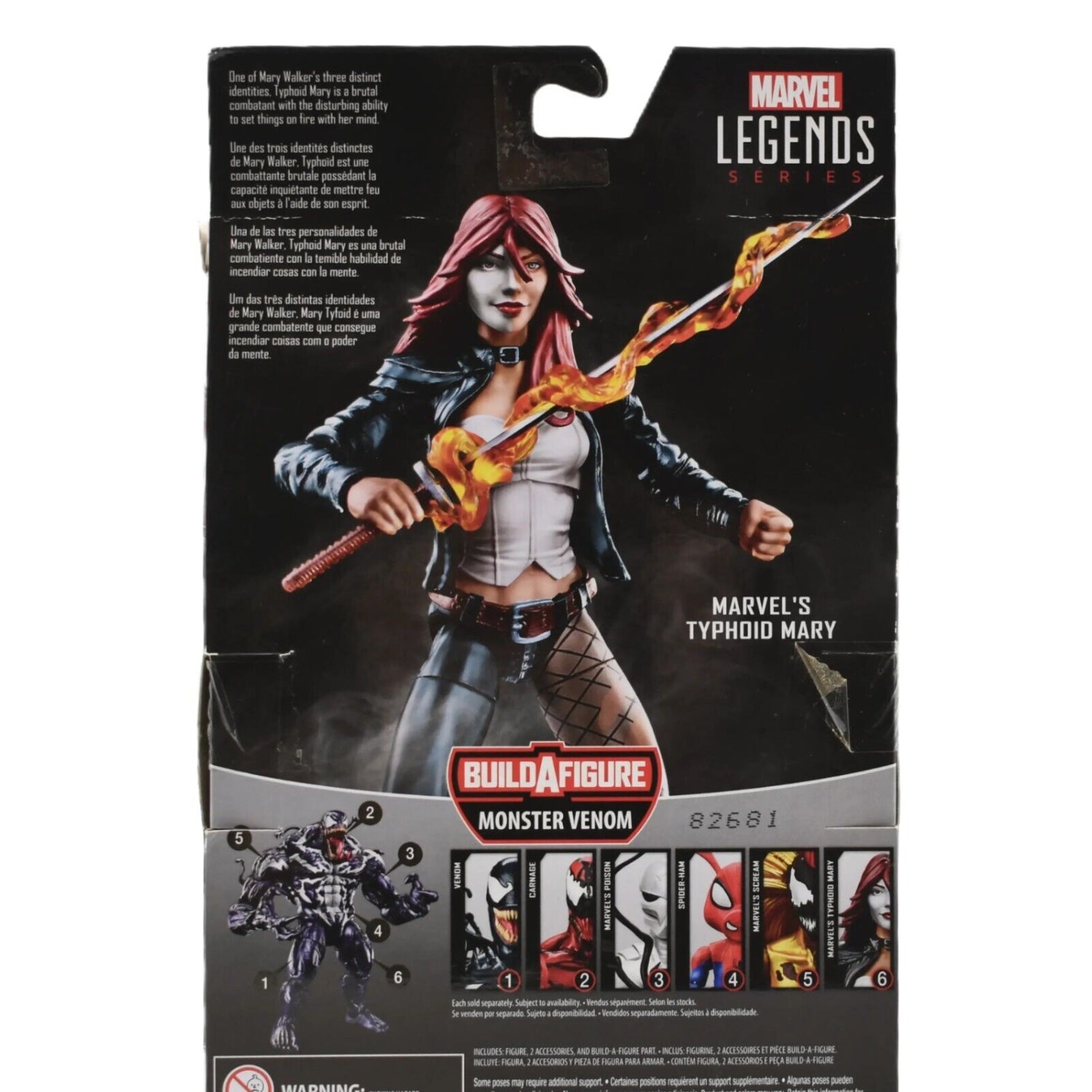 Marvel Legends Monster Venom BAF Series - Typhoid Mary Action Figure - Toys & Games:Action Figures & Accessories:Action Figures