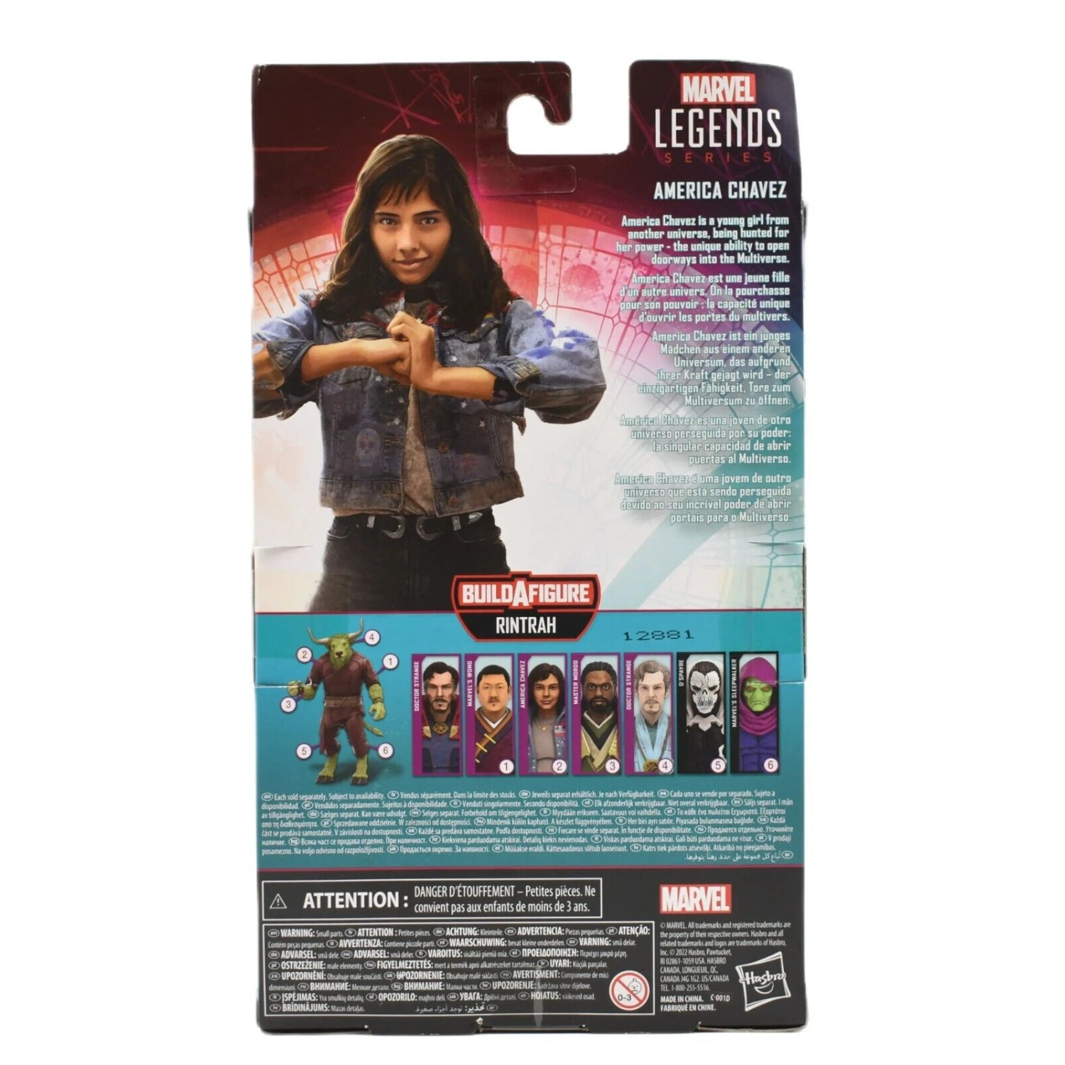 Marvel Legends Rintrah BAF Multiverse of Madness - America Chavez Action Figure - Toys & Games:Action Figures & Accessories:Action Figures