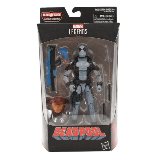 Marvel Legends Sasquatch BAF Series - X-Force Deadpool (Grey Suit) Action Figure - Toys & Games:Action Figures & Accessories:Action Figures