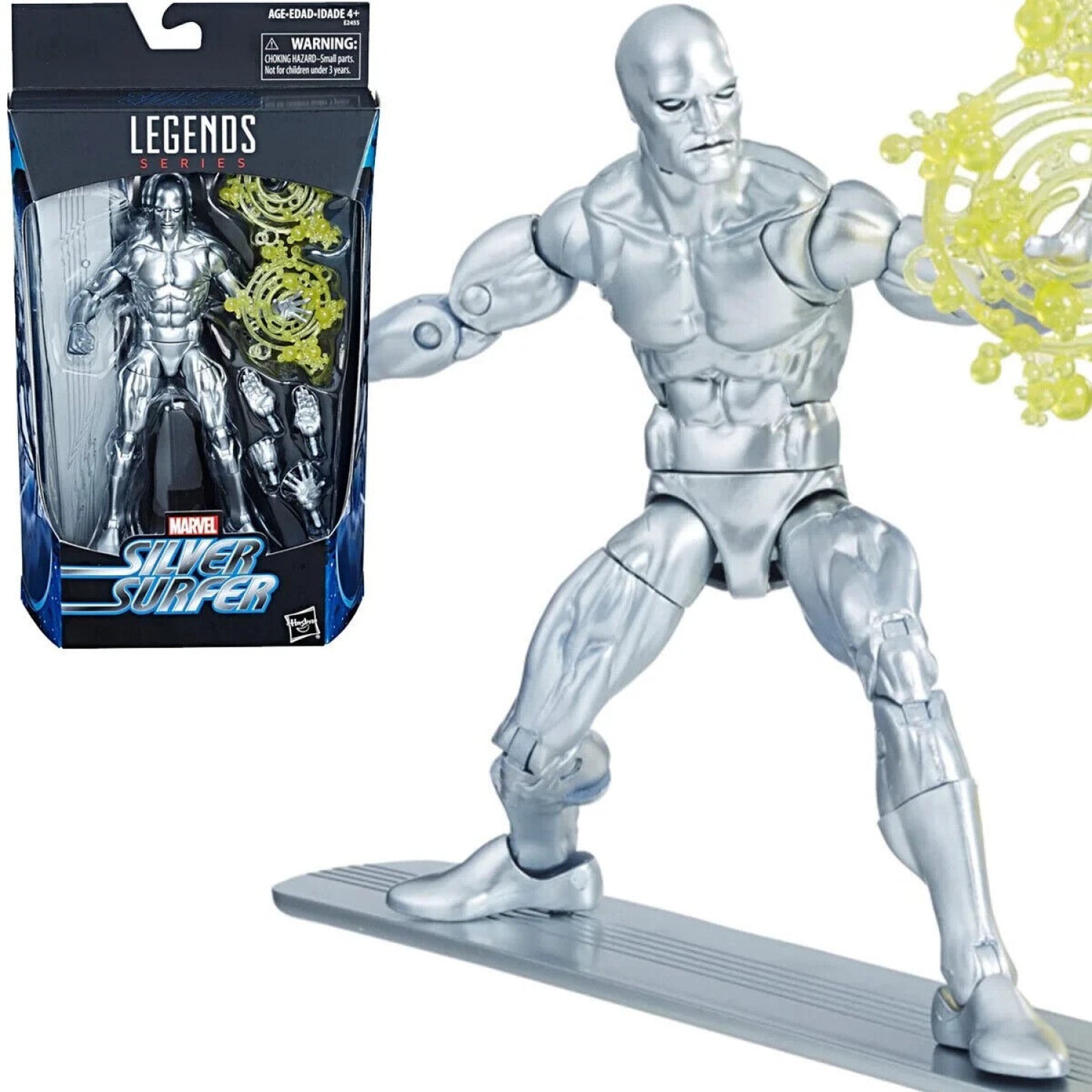 Marvel Legends Series Fantastic Four - Silver Surfer Action Figure - Toys & Games:Action Figures & Accessories:Action Figures