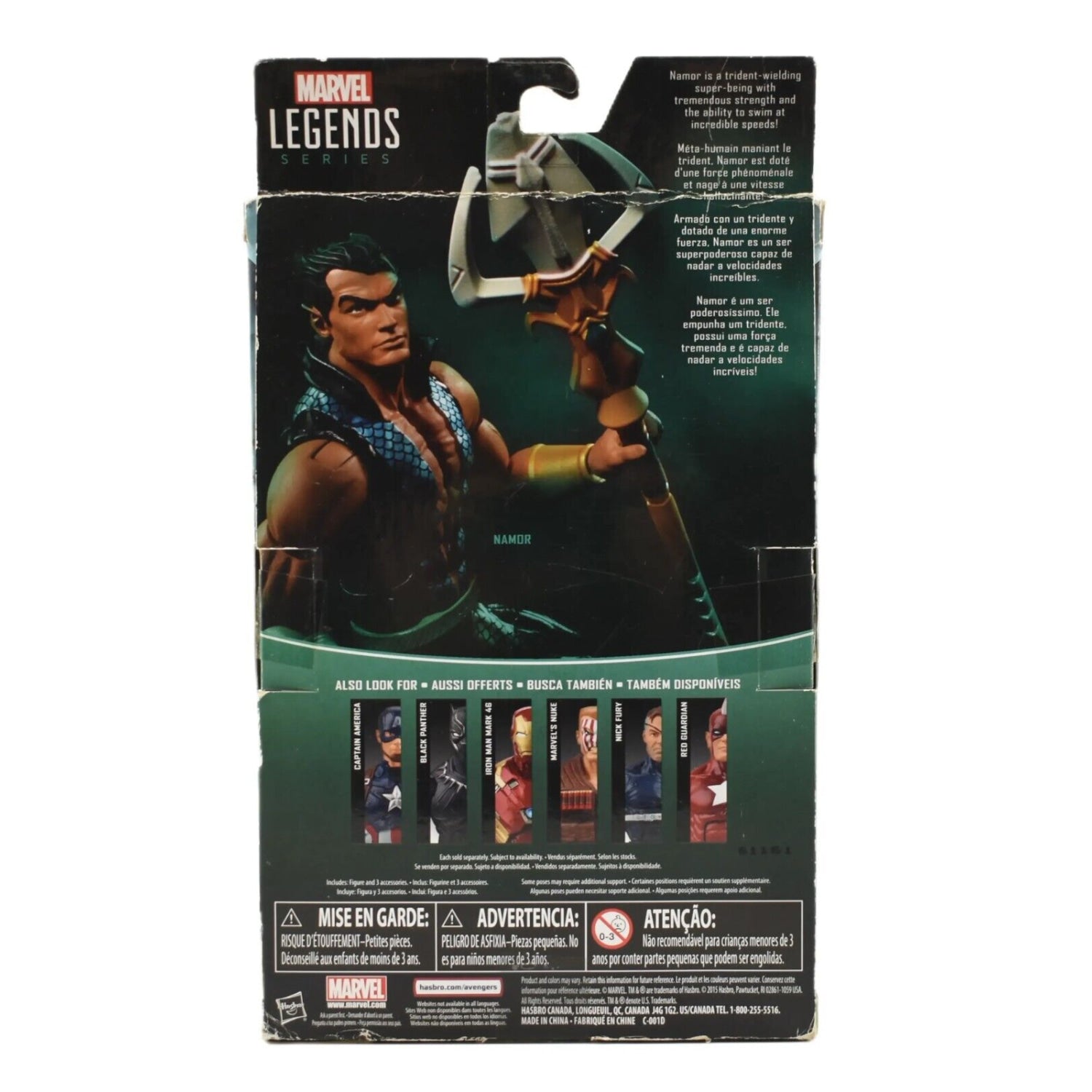 Marvel Legends Series - Namor The Sub-Mariner Walgreens Exclusive Action Figure - Toys & Games:Action Figures & Accessories:Action Figures