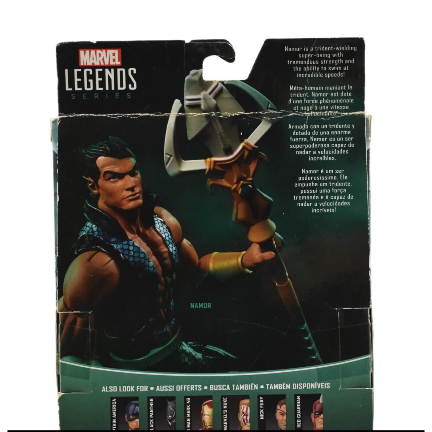 Marvel Legends Series - Namor The Sub-Mariner Walgreens Exclusive Action Figure - Toys & Games:Action Figures & Accessories:Action Figures