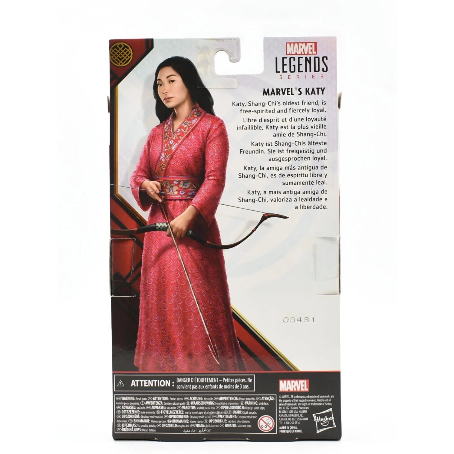 Marvel Legends Shang-Chi Legend of 10 Rings - Katy Exclusive Action Figure - Toys & Games:Action Figures & Accessories:Action Figures