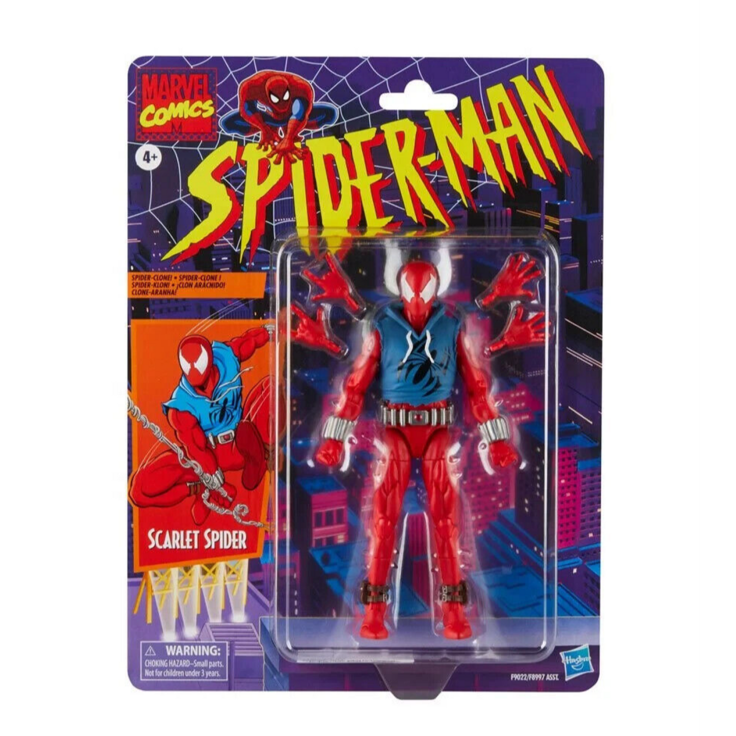 Marvel Legends Spider-Man Retro Wave - Scarlet Spider Action Figure - Toys & Games:Action Figures & Accessories:Action Figures