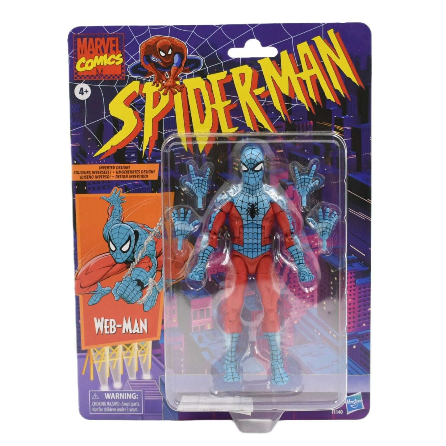 Marvel Legends Spider-Man Retro Wave - Web-Man Action Figure - Toys & Games:Action Figures & Accessories:Action Figures