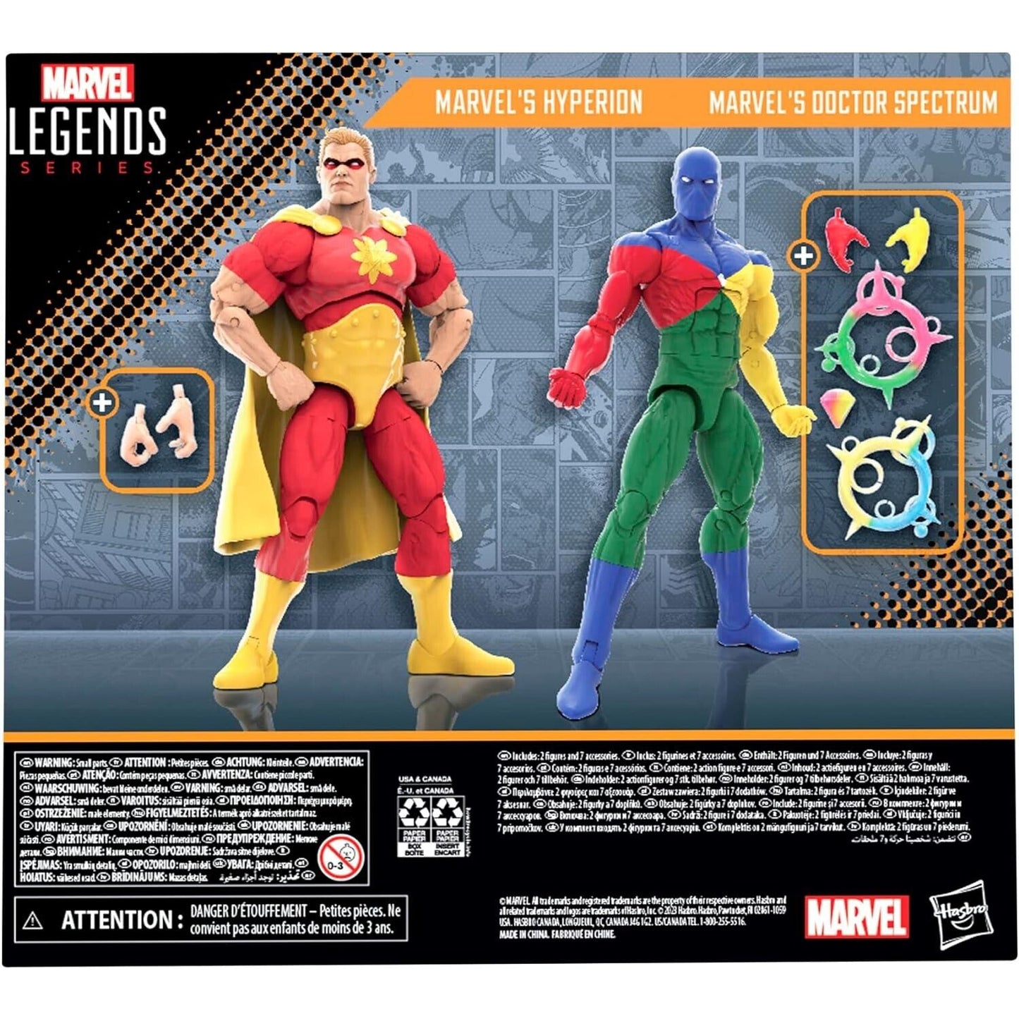 Marvel Legends Squadron Supreme - Hyperion & Doctor Spectrum Figure 2-Pack - Toys & Games:Action Figures & Accessories:Action Figures