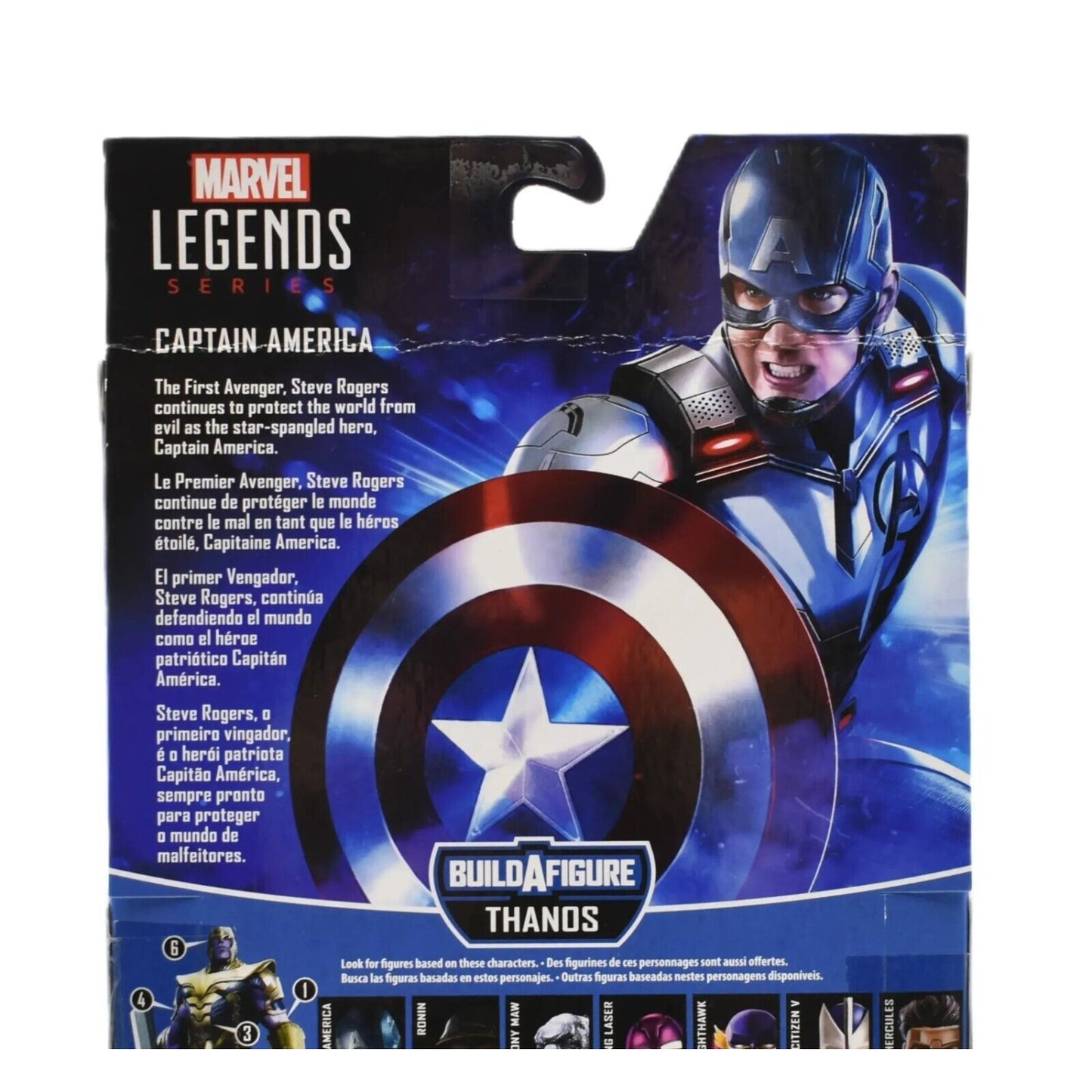Marvel Legends Thanos BAF Avengers Series - Captain America Action Figure - Toys & Games:Action Figures & Accessories:Action Figures