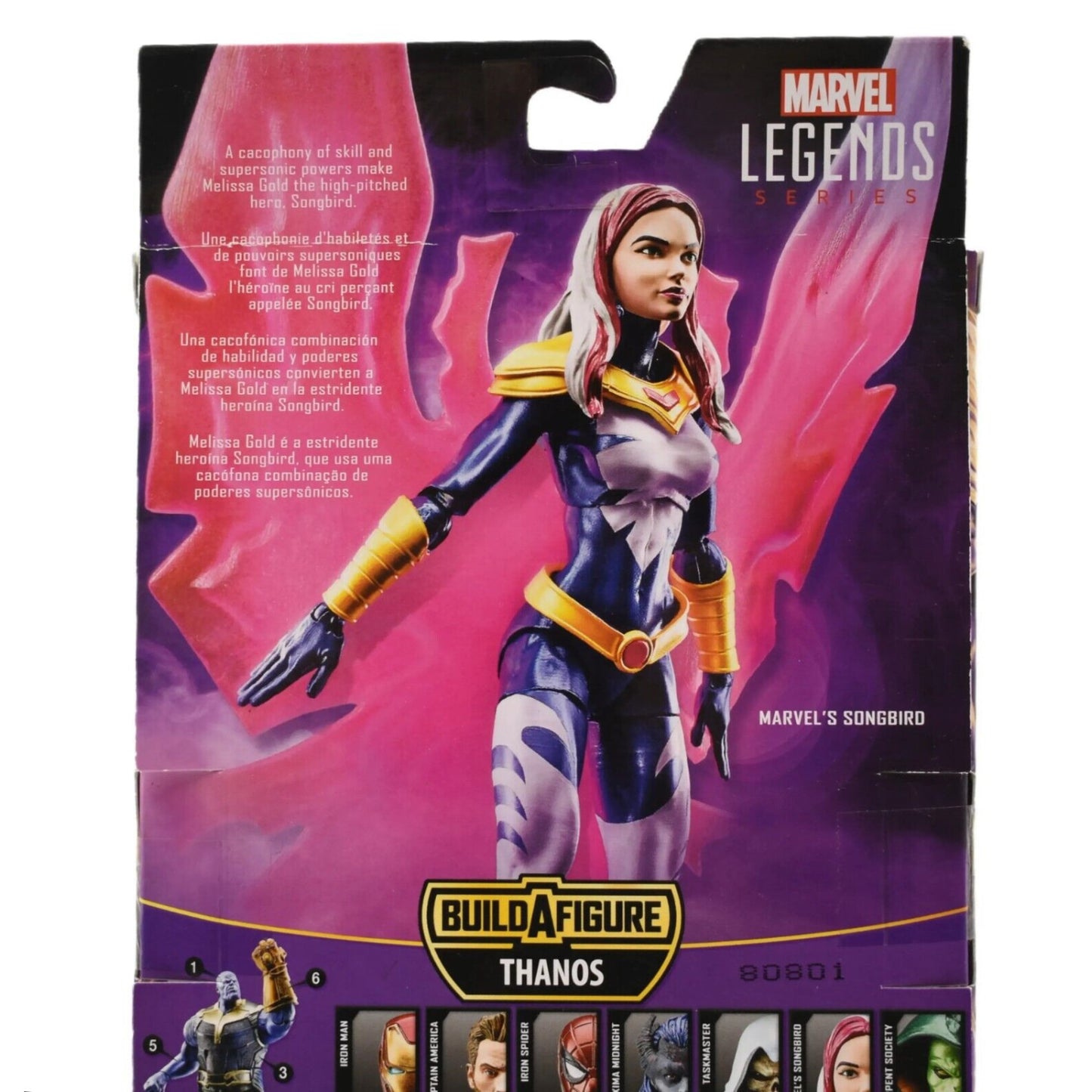 Marvel Legends Thanos BAF Avengers Series - Songbird Action Figure - Toys & Games:Action Figures & Accessories:Action Figures