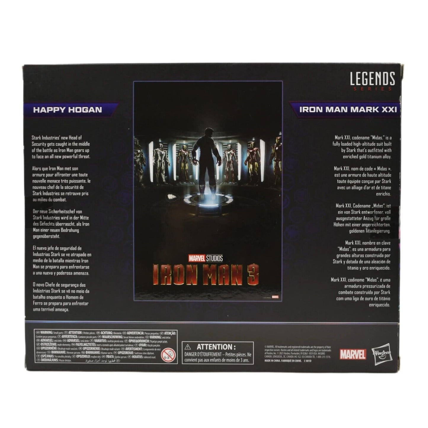Marvel Legends Infinity Saga - Happy Hogan & Iron Man Mark XXI Figure 2-Pack - Toys & Games:Action Figures & Accessories:Action Figures