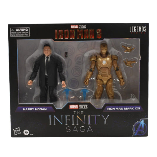 Marvel Legends Infinity Saga - Happy Hogan & Iron Man Mark XXI Figure 2-Pack - Toys & Games:Action Figures & Accessories:Action Figures
