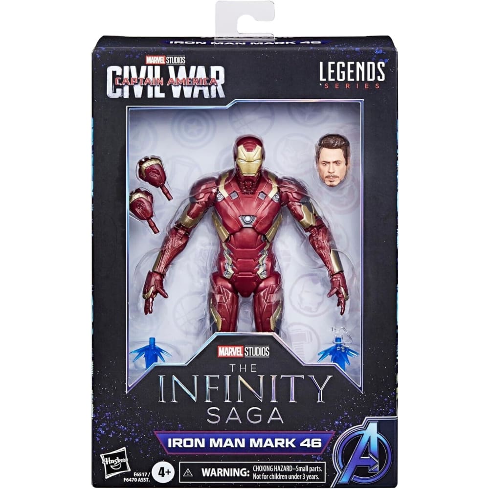 Marvel Legends The Infinity Saga - Iron Man Mark 46 Action Figure - Toys & Games:Action Figures & Accessories:Action Figures