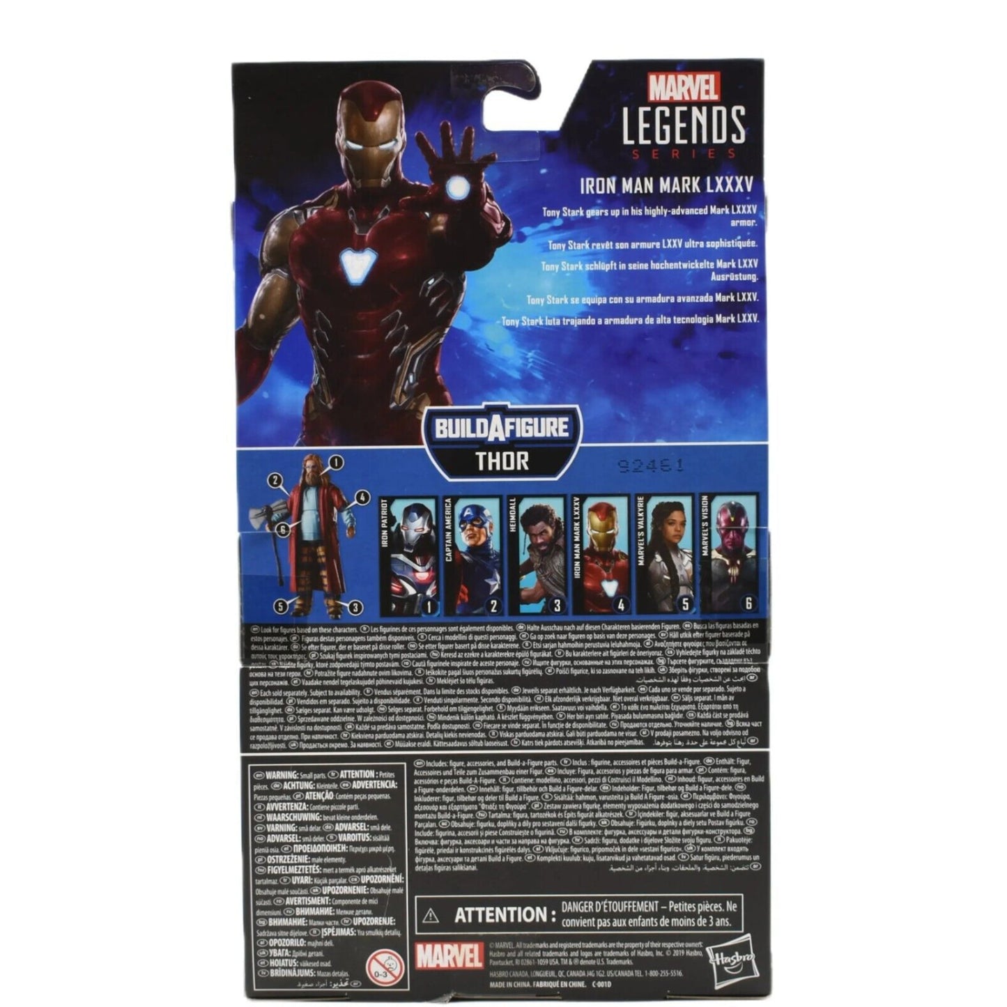 Marvel Legends Thor BAF Avengers Endgame - Iron Man Mark LXXXV Action Figure - Toys & Games:Action Figures & Accessories:Action Figures