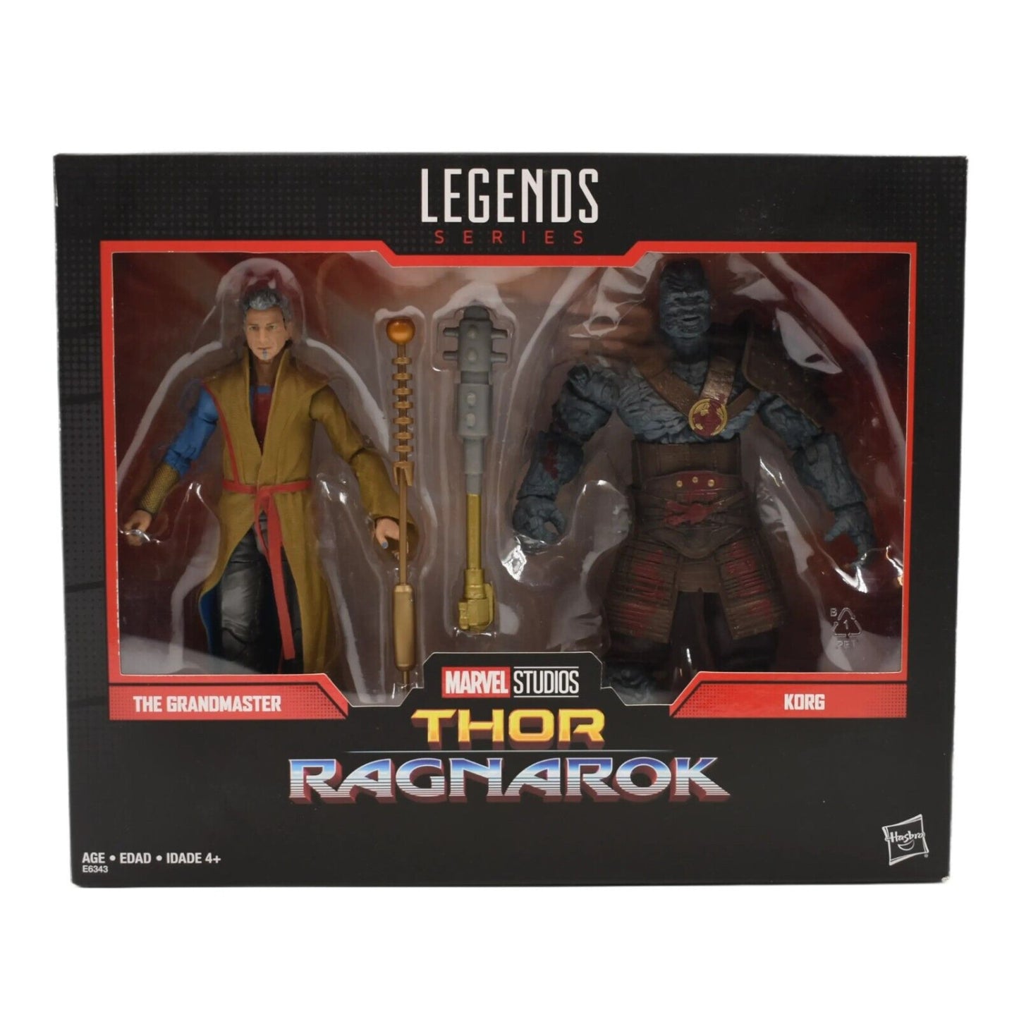 Marvel Legends Thor Ragnarok - The Grandmaster & Korg Action Figure 2-Pack - Toys & Games:Action Figures & Accessories:Action Figures