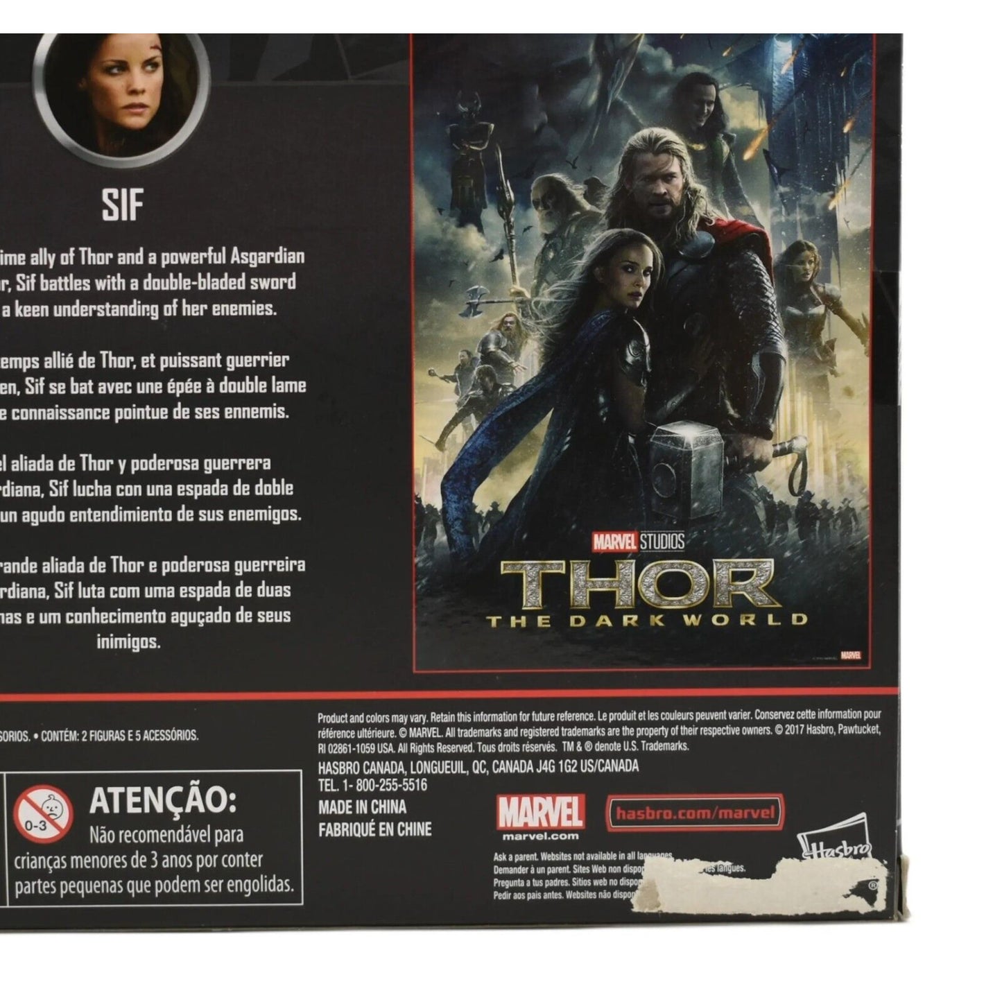 Marvel Legends Thor The Dark World - Thor & Sif Action Figure 2-Pack - Toys & Games:Action Figures & Accessories:Action Figures