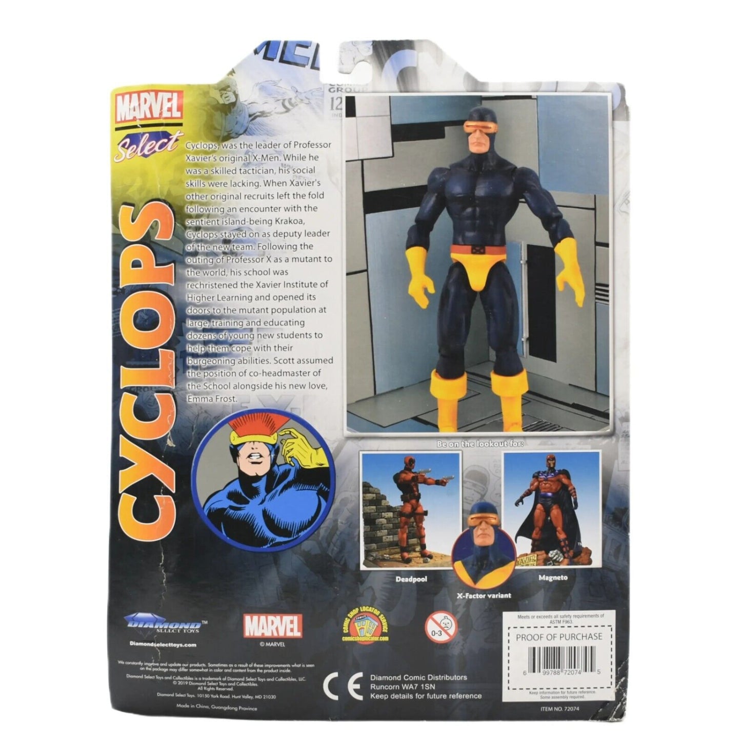 Marvel Select - X-Men’s Cyclops Special Edition Action Figure - Toys & Games:Action Figures & Accessories:Action Figures