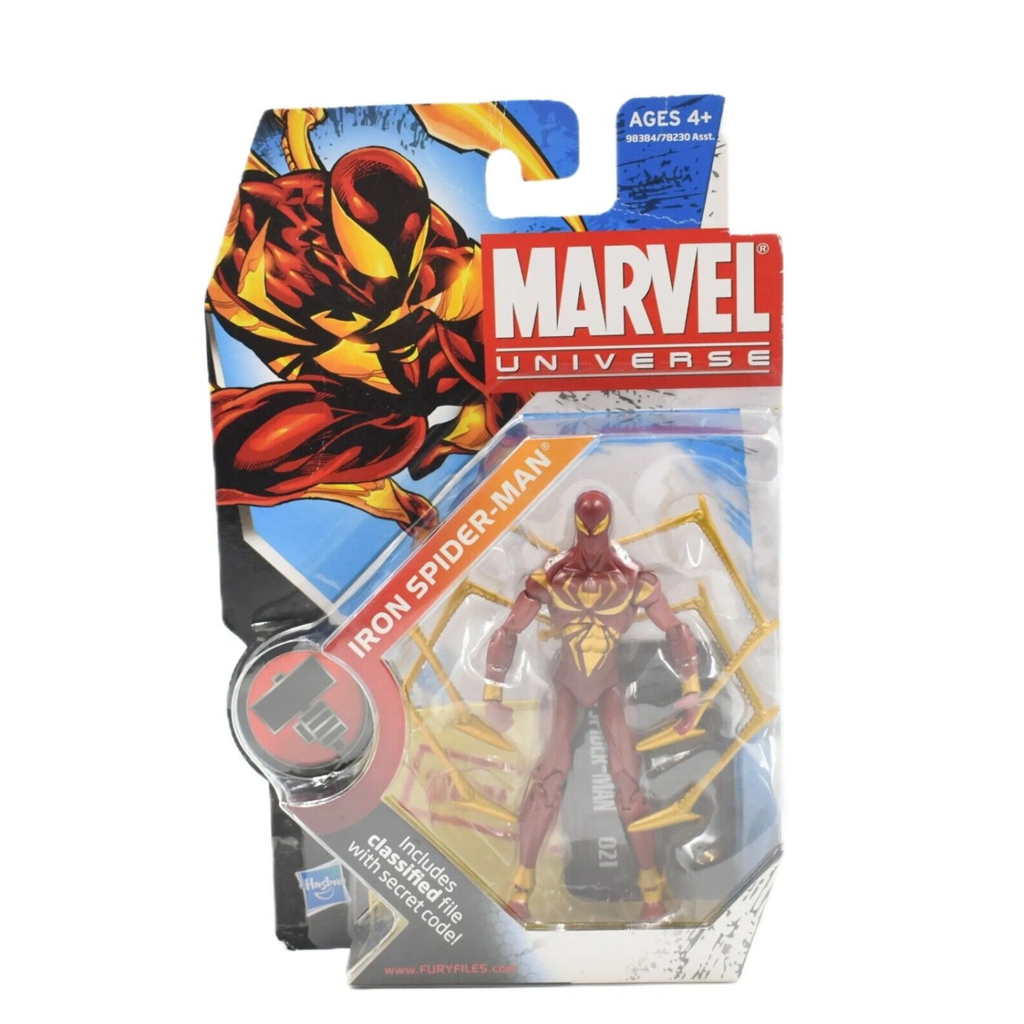 Marvel Universe - No.021 Iron Spider-Man 3.75’’ Scale Action Figure - Toys & Games:Action Figures & Accessories:Action Figures