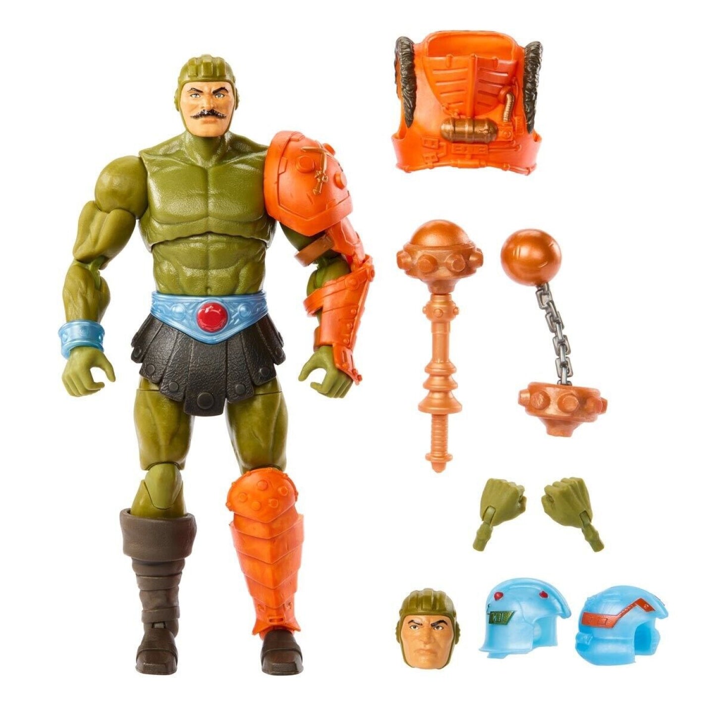 Masters of The Universe New Eternia Masterverse - Man-At-Arms Action Figure - Toys & Games:Action Figures & Accessories:Action Figures