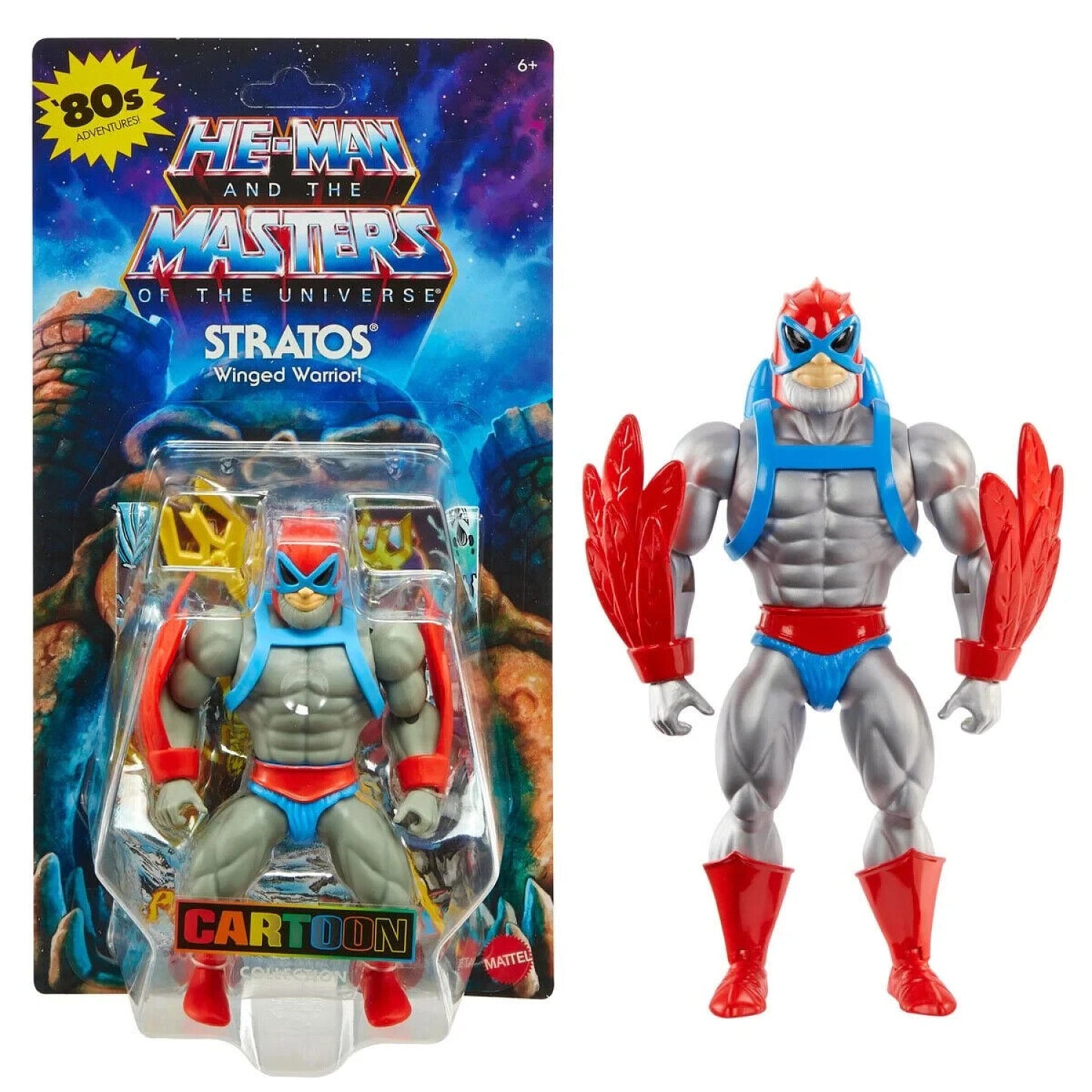 Masters of the Universe Origins Cartoon Filmation - Stratos Action Figure - Toys & Games:Action Figures & Accessories:Action Figures