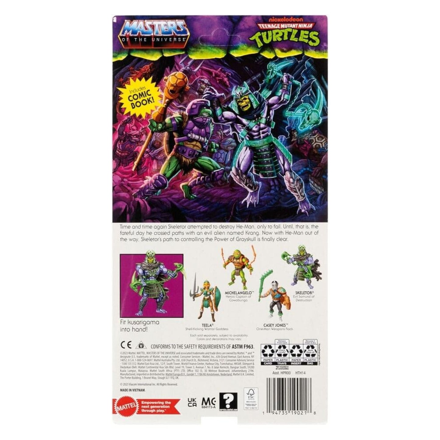 Masters of the Universe Origins Turtles of Grayskull - Skeletor Action Figure - Toys & Games:Action Figures & Accessories:Action Figures