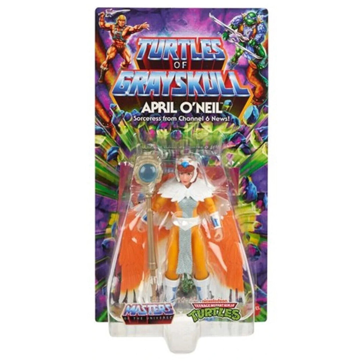Masters of the Universe x Turtles of Grayskull - April O’Neil Action Figure - Toys & Games:Action Figures & Accessories:Action Figures