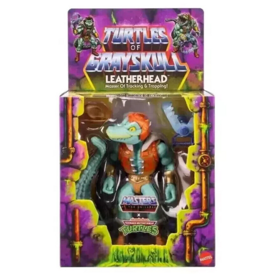 Masters of the Universe x Turtles of Grayskull Leatherhead Deluxe Action Figure - Toys & Games:Action Figures & Accessories:Action Figures